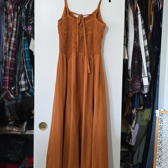 Free People Pumpkin Maxi Dress Boho - Picture 4 of 10